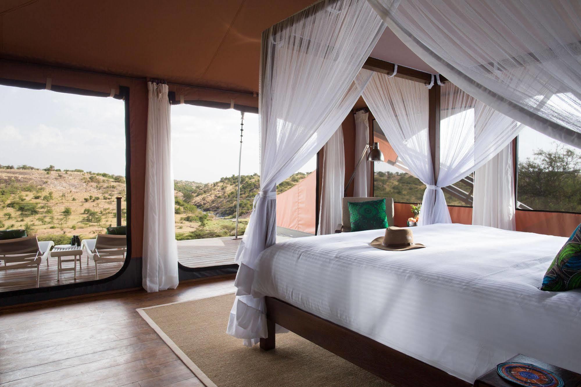 Hotel Mahali Mzuri à Réserve nationale du Masai Mara Extérieur photo